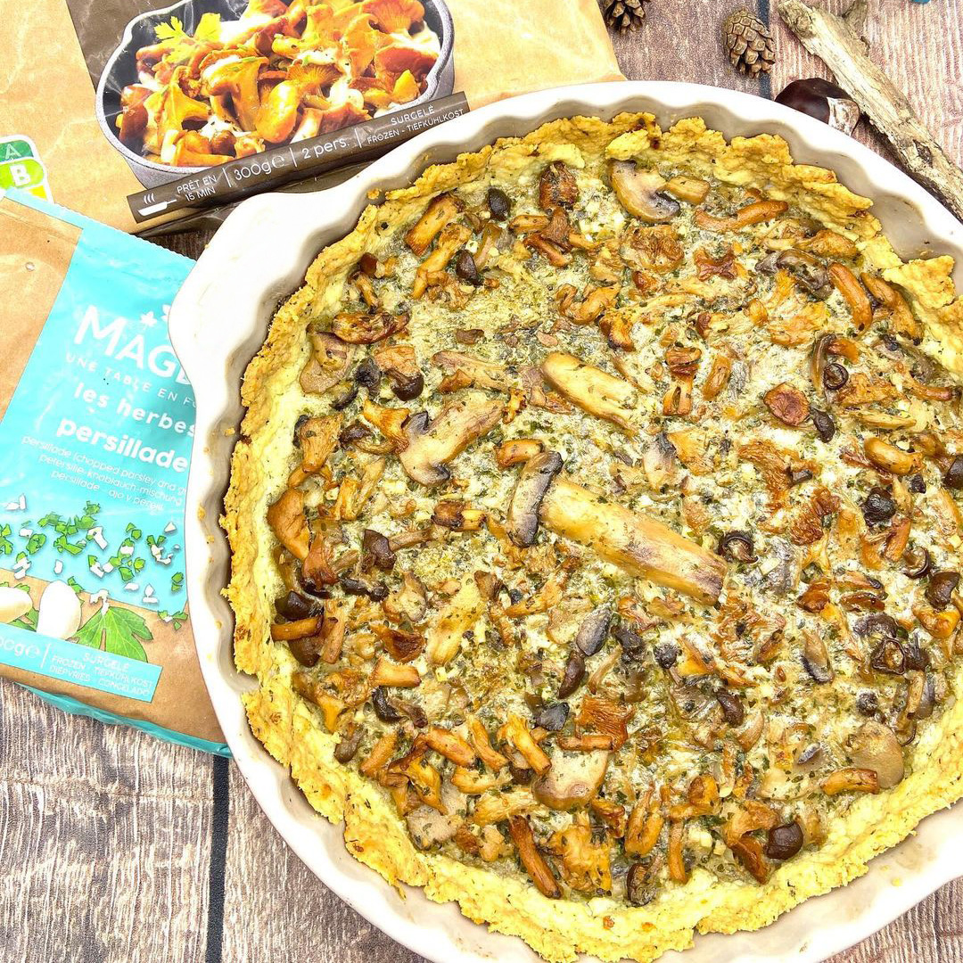 Tarte poêlée champignons